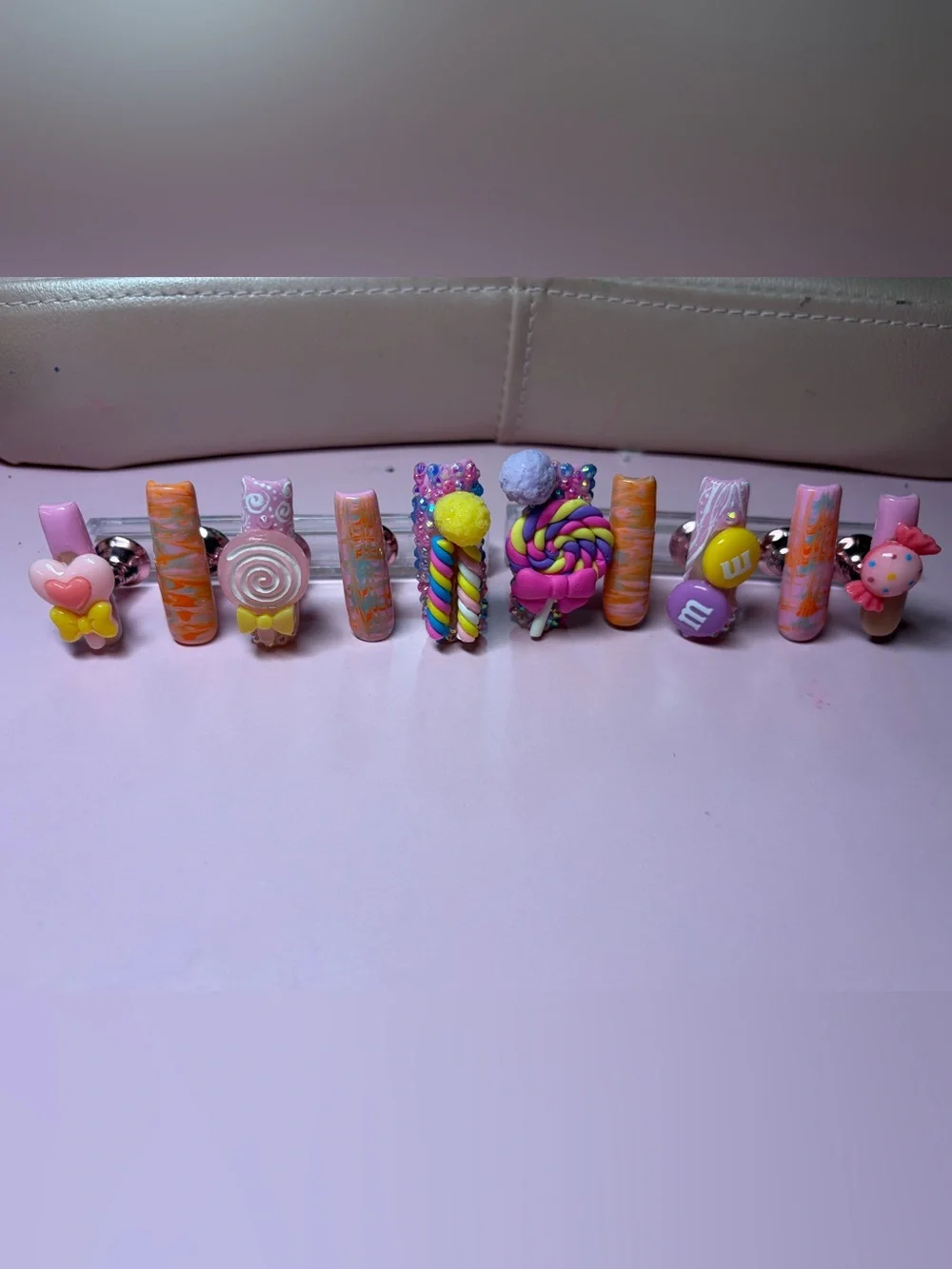 Sweet As Sugah Reusable Acrylic Press On Nails